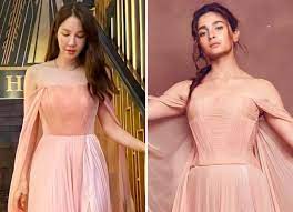 Born as kim sang eun on february 2, 1978, she is reported to have moved to the united states with her family when she was in sixth grade and lived there for 10 years. The Penthouse Actress Lee Ji Ah And Alia Bhatt Wore Same Georges Chakra Peach Gown On Two Different Occasions Bollywood News Bollywood Hungama
