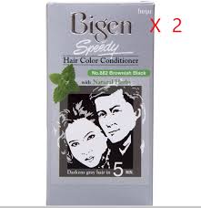 Sold by buybuy more and ships from amazon fulfillment. 2 X Brownish Black 882 Bigen Speedy Hair Color Conditioner Fantat Friends Take Away