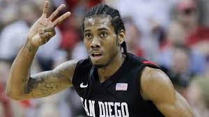 (order now ship tomorrow) % high quality kawhi leonard jersey guaranteed premium quality actual photo sale price: Kawhi Leonard Jersey To Be Retired By San Diego State Sports Illustrated