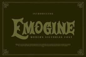 Please use the pulldown menu to view different character maps contained in this font. Emogine Modern Victorian Font 732399 Gothic Font Bundles