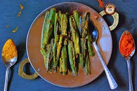 Stuffed Okra Bharwa Bhindi Recipe Your Food Fantasy Okra Okrarecipes Ladyfingers Bhindi Indianfood Spicyfood Easyrecipe Food Spicy Recipes Recipes