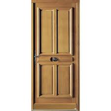 Porte D Entree Bois Challans Poussant Droit H 215 X L 90 Cm Porte Entree Bois Chene Portes