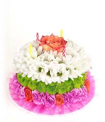 Birthday wishes flower cake yellow conroy s flowers. Happiest Birthday Flower Cake At From You Flowers