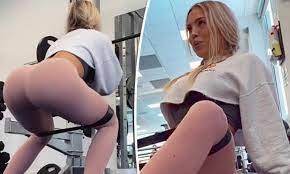 Tammy Hembrow appears completely naked at the gym in Instagram video 