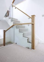 Oak Glass Staircase Glass Stairs White Staircase Stairs