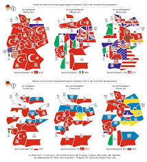 Deutschlandkarte Binationale Ehen Binationale Deutschlandkarte Ehen Map Dunya Tarihi Haritalar Harita