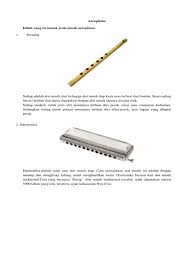 Termasuk alat musik aerophone, untuk mengusir hama. Alat Musik