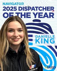 We are proud to announce that the 2025 IAED Dispatcher of the Year is Danielle  King with Northwell Health Center for Emergency Medical Services (CEMS) in  Syosset, New York (USA)! Danielle has