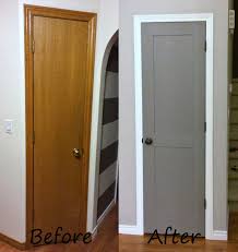 Flat Panel Door Update Door Makeover Updating House Door Makeover Diy