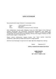 Beberapa perusahaan biasanya mewajibkan surat lamaran magang bagi para mahasiswa maupun fresh graduate yang adapun maksud dan tujuan dari magang ini adalah untuk mempersiapkan tamatan bidan yang siap kerja 6 contoh surat keterangan kerja yang benar berbagai keperluan. Contoh Surat Keterangan Magang Mahasiswa Dari Perusahaan Doc Contoh Seputar Surat