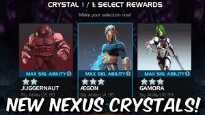 We're now into the fourth month of the we the players prize draw exclusively for nexus mods users, so it's time for tokengeek to announce the lucky winner of the. New Nexus Crystals Are A Game Changing Concept Crystal Opening Marvel Contest Of Champions Youtube