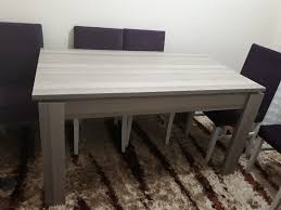Konsol + masa + 4 promo sandalye. 6 Kisilik Yemek Masasi Ve 6 Adet Sandalye Modelleri Ve Fiyati Dekopasaj