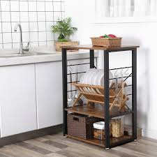 Check out these genius kitchen storage luckily, there are plenty of creative kitchen storage hacks, solutions, ideas, and tips out there that'll. China Kitchen Storage Shelf Microwave Oven Stand Metal Frame Multifunctional Shelves China Kitchen Cart Food Cart