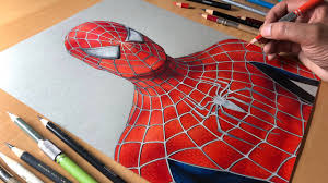 I'm actually have in mind doing most of the drawings shown in that montage so yeah, i might do that too. Spider Man Drawing Sam Raimi Suit Time Lapse Real Time Artology Youtube
