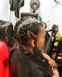 30 Minutes Protective Style Feed In Braids Backtoschool Promo Boston Massachusetts Microbraids Marleyl Feed In Braid Natural Hairstyles For Kids Braids