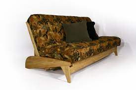 Dillon Natural Full Wall Hugger Futon Set By Strata Furniture Futon Sets Futon Frame Futon