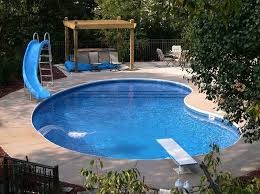 While the sizes and dimensions of pools vary, anything that's about 10 foot square or smaller is typically. Inground Pools For Small Yards Inground Pools For Small Yards Pool Simple Pool Small Inground Pool Small Pool Design