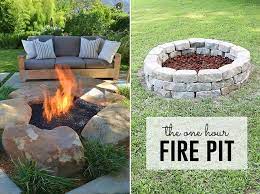 You start by outlining the area that you want to work with and build your pit from there. Pin On Easy Diy Fire Pit Ideas