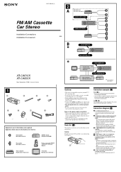 Complete service manual in digital format (pdf file). Xr Ca600x Wiring Diagram Sony Fm Mw Sw Cassette Car Stereo