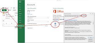 Under product information, you'll find your office product name and, in some cases, the full version number. How To Determine Whether You Have 32 Bit Or 64 Bit Excel Support Topics