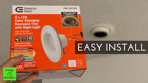 The initial outlay for an integrated led lighting fixture may be higher, but over the course of its lifetime an led bulb will pay for itself in terms of cost savings many times over. How To Select And Install Retrofit Led Recessed Lights Commercial Electric 6 Inch Youtube