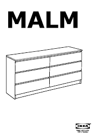 I've tested the rails on both sides of the dresser and even checked youtube for assembly videos to see if i missed anything. Malm 6 Drawer Dresser White Ikeapedia