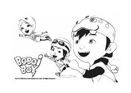 Mewarnai gambar boboiboy bagian 1. Mewarnai Boboiboy