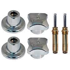 Replacement cartridges help repair a leaky faucet. Lincoln Products Tub And Shower Rebuild Kit For Kohler 2 Handle Faucets 111866 The Home Depot