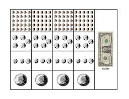 Extra Large Counting Money Chart