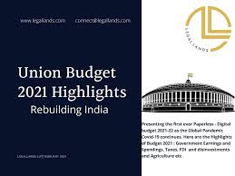 Here is the complete compilation of all major amendments. Union Budget 2021 India Key Highlights By Fm Nirmala Sitharaman