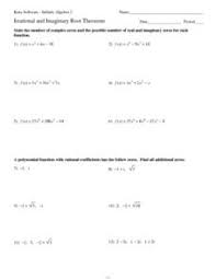 M41.5c use the rational root theorem to identify potential rational zeros and determine which of these are actual zeros lesson: Rational Root Theorem Lesson Plans Worksheets Reviewed By Teachers