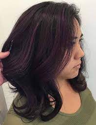 Purple lowlights in dark brown hair dorable lilac hair highlights blonde highlights with purple lowlights hair a. 20 Pretty Purple Highlights Ideas For Dark Hair