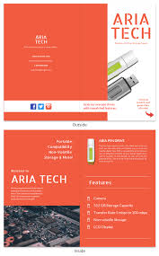 59 colors extracted from this image. Red Tech Bi Fold Brochure Template