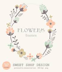 Sweetshopdesign Clip Art Borders Flower Border Clip Art