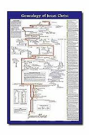 Genealogy Of Jesus Laminated Wall Chart Bible Genealogy
