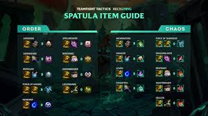 Teamfight Tactics On Twitter Don T Let Evil Pengu Get The Best Of You Here S A Cheat Sheet For Mastering The New Spatula Items Https T Co Syzrbr54hd Twitter