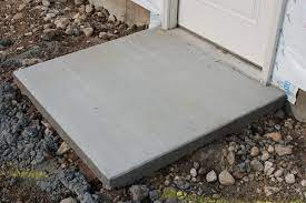 How To Pour A Small Concrete Pad Concrete Pad Diy Concrete Slab Pouring Concrete Slab