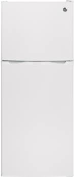 Refrigerator commercial has 4 shelves and a capacity of 12 cu. Ge Gpe12fgkww 24 Inch Top Mount With 11 6 Cu Ft Capacity Led Interior Lighting Electronic Temperature Controls Spillproof Freezer Floor 2 Shelves 2 Drawers 3 Door Bins Ada Compliant And Energy Star Qualified White