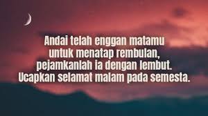 We did not find results for: 15 Kata Kata Selamat Malam Yang Manis Dan Lucu Posbagus