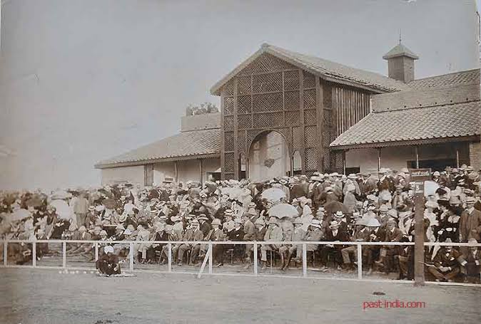 Polo Crowd British India Era, 1900 Photo - Past-India