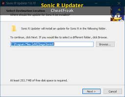 Had you to work late yesterday? Sonic R Updater Sonic R Modding Tools