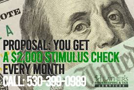 Something which is overpriced is too expensive. Covid 19 Update Get A 2 000 Stimulus Check Every Month Heather