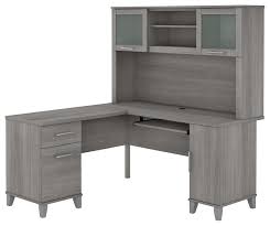 Be prepared to affirm you all bush industries office furniture products marketed under the bush business furniture brand are. Bush Furniture Somerset 60w L Shaped Desk With Hutch Transitional Desks And Hutches By Bush Industries Houzz