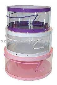 Clear Hat Boxes Hat Storage Shabby Chic Boxes Hat Boxes