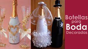 La mejor selección de botellas decoradas para tu hogar. Botellas Para Boda Decoradas Youtube
