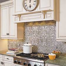 Check out my results and see! All About Tin Ceilings Tin Backsplash Kitchen Tin Kitchen Tin Tile Backsplash