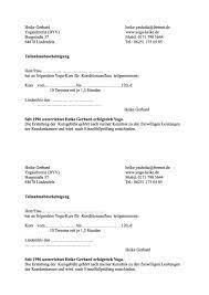 We did not find results for: Teilnahmebescheinigungen Yoga Heikes Webseite