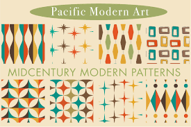 Mid Century Modern Patterns Vol 2 Mid Century Modern Patterns Mid Century Modern Art Modern Pattern 1950s mid century modern vintage retro atomic seamless background pattern.