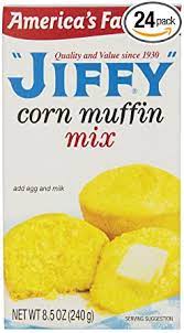 Jiffy corn muffin mix, corn beef, eggs, milk, egg, salt, pepper. Amazon Com Jiffy Muffin Mix Corn 8 5 Ounce Boxes Pack Of 24 Grocery Gourmet Food