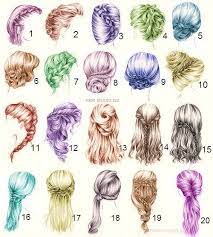 Oh Yes We Re Hair Stylists Had To Add Hair Color So Which Hair Color Styles By Numbers Are Your Favorites Hair Styles Long Hair Styles Drawings